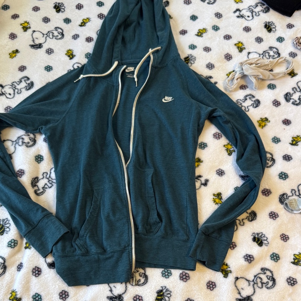 Nike Women's Dark Teal Full-Zip Hoodie